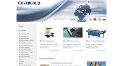 Desktop Screenshot of covergold.co.uk