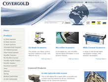 Tablet Screenshot of covergold.co.uk